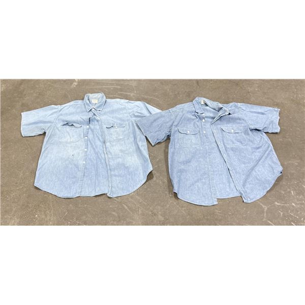 Vintage Big Mac Sanforized Chambray Work Shirts