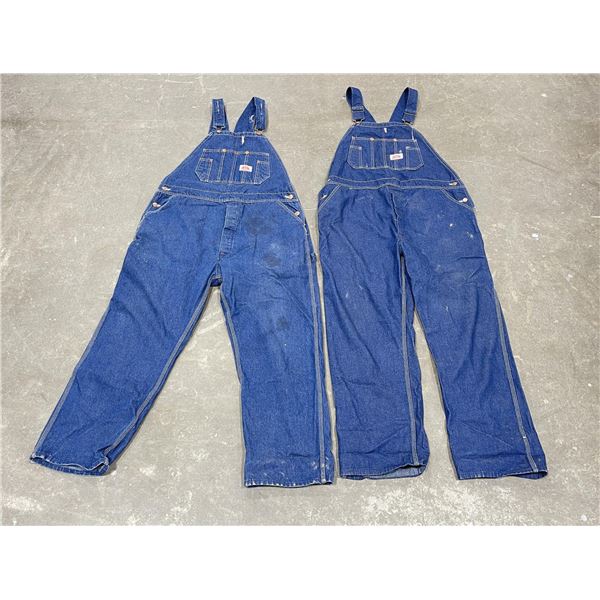 Vintage Round House Denim Overalls