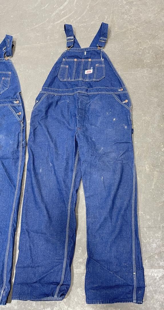 Vintage Round House Denim Overalls