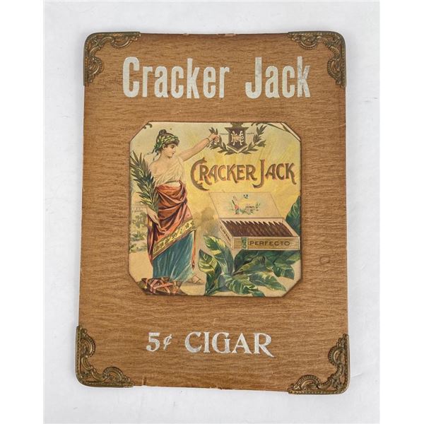 Antique Cracker Jack Cigar Sign