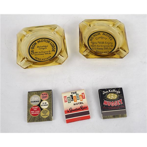 Reno Nevada Ashtrays and Matches