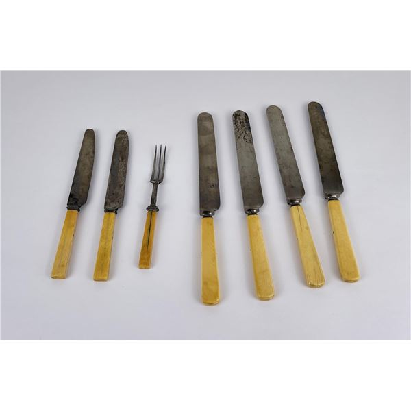 Antique Bone Handle Flatware