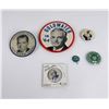 Image 1 : Group of Vintage Political Buttons