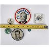 Image 5 : Group of Vintage Political Buttons