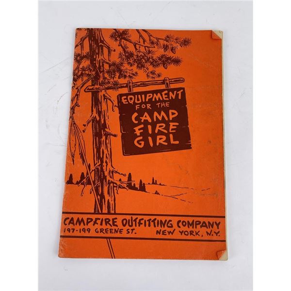 Equipment for Camp Fire Girl Catalog