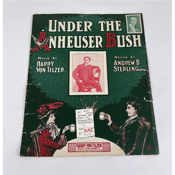 Under the Anheuser Bush Sheet Music