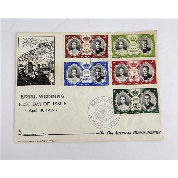 Royal Wedding First Day Issue Cover 1956