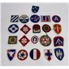 Image 1 : Lot of Assorted WW2 Shoulder Patches