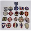 Image 7 : Lot of Assorted WW2 Shoulder Patches