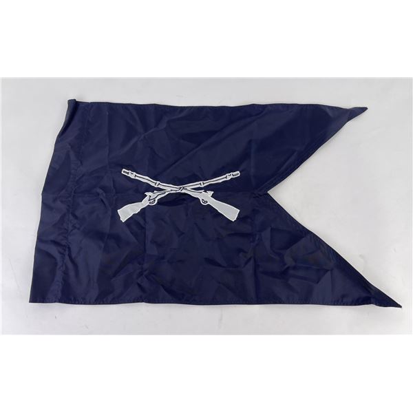 Vietnam War Infantry Guidon Blank Flag