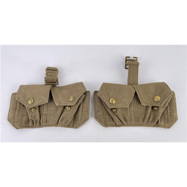 WW2 British Enfield Rifle Pouches