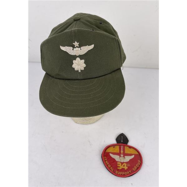 Vietnam Helicopter Pilots Hat and Badge
