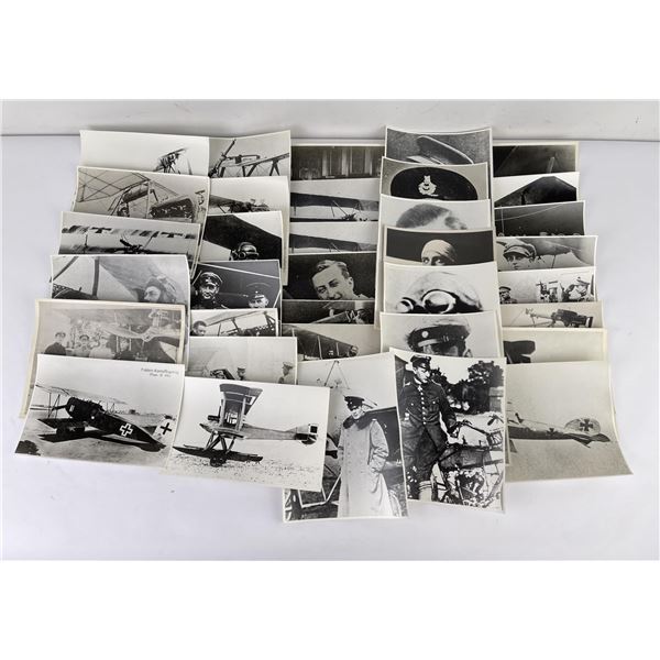 Lot of German Aviator Famous Pilot Photos