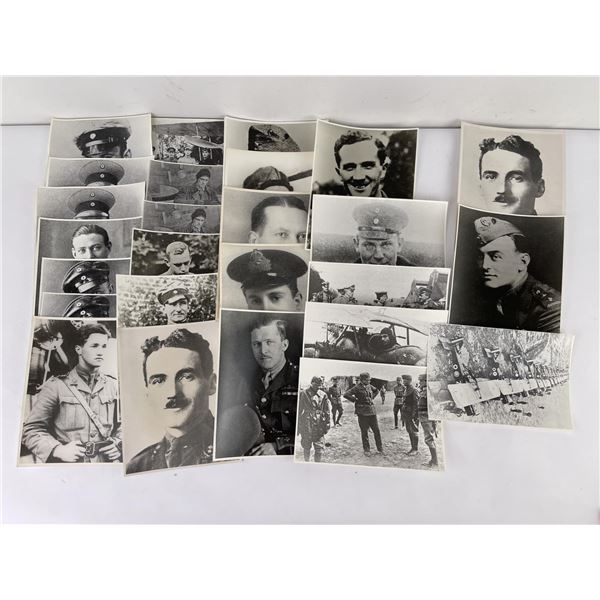 Lot of German Aviator Famous Pilot Photos
