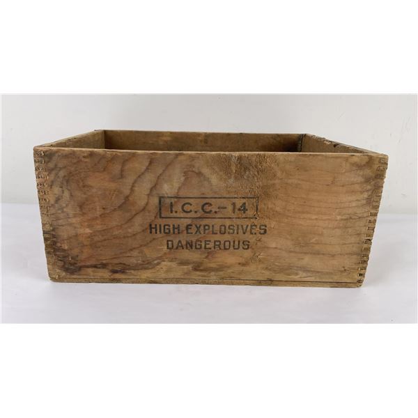 WW2 50lb Columbia Dynamite Box