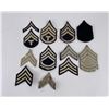 Image 2 : 12 WW2 US Army Assorted Chevrons