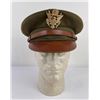 Image 1 : WW2 Army Officers Felt Peak Hat 7 1/8