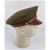 Image 2 : WW2 Army Officers Felt Peak Hat 7 1/8