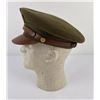 Image 4 : WW2 Army Officers Felt Peak Hat 7 1/8