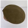 Image 5 : WW2 Army Officers Felt Peak Hat 7 1/8
