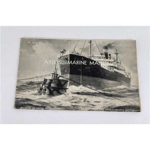 Axis Submarine Manual ONI 220-M