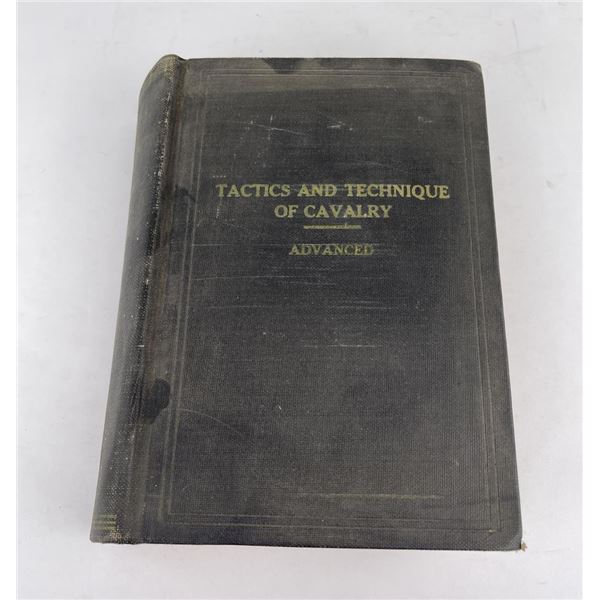 Tactics and Technique of Cavalry Advanced