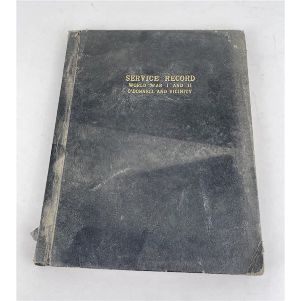 Service Record O'Donnell Texas Unit History