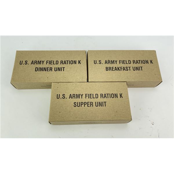WW2 Reproduction Brown K Ration Boxes