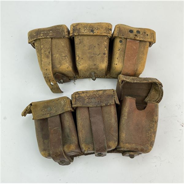 Pair of WW1 GEW German Ammo Pouches
