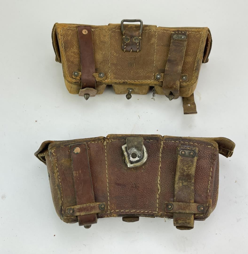 Pair of WW1 GEW German Ammo Pouches