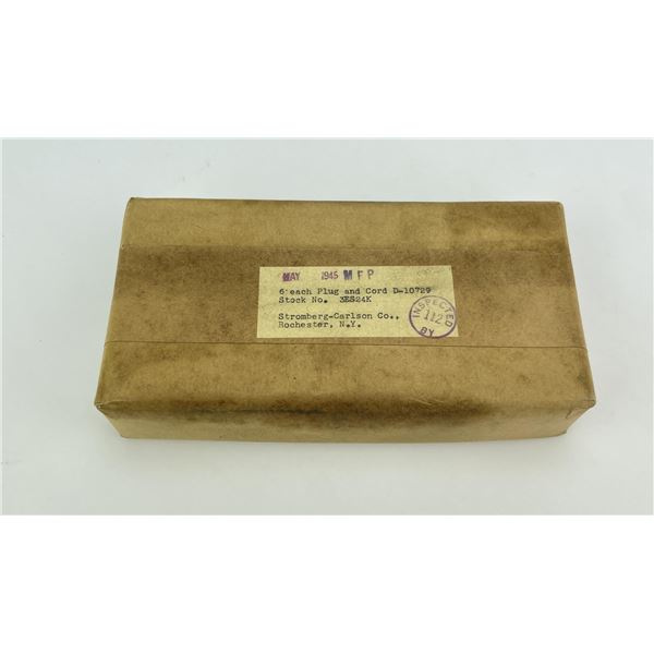 WW2 Army Cord & Plug for Jeep Radio Deadstock