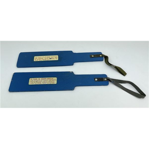 Set of Army Airforce Survival Raft Paddles