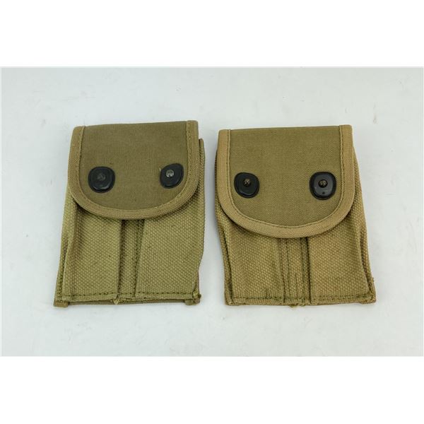 2 WW1 45 Auto 1911 Pistol Mag Pouches