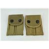 Image 1 : 2 WW1 45 Auto 1911 Pistol Mag Pouches
