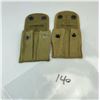 Image 4 : 2 WW1 45 Auto 1911 Pistol Mag Pouches