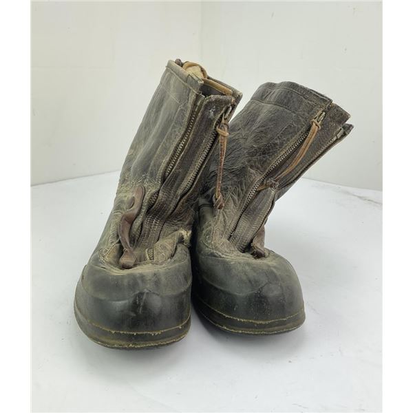 WW2 US Army Air Force Leather Flight Boots A-6