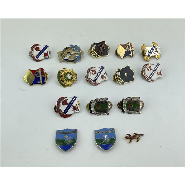 Lot of US Army Military DI Pins