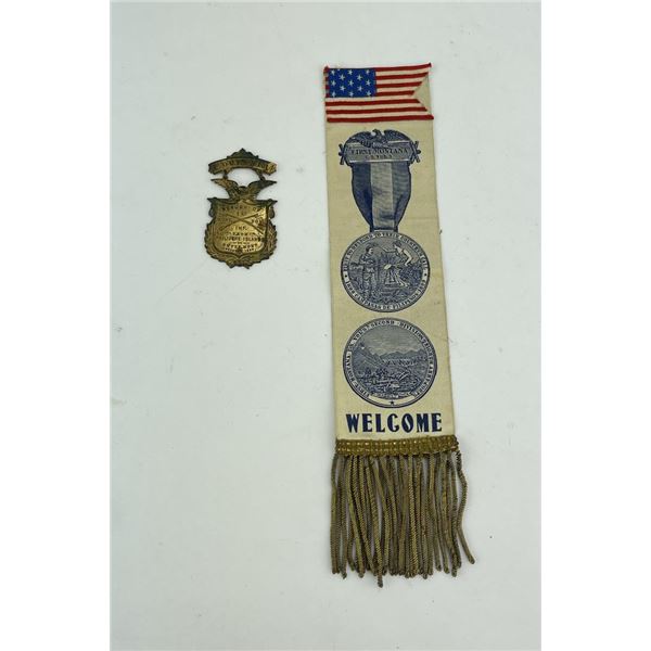 Spanish American War Montana Volunteer Ribbon