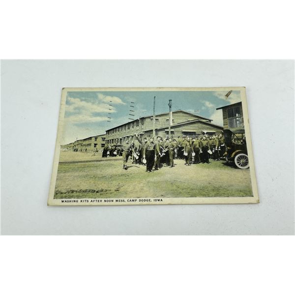 WW1 Washing Mess Kits Postcard