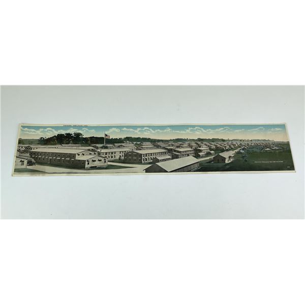 WW1 Panoramic Postcard Camp Dodge Iowa