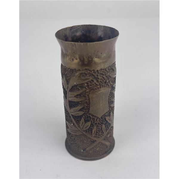 WW1 37mm 1lb Trench Art Wreath Shell