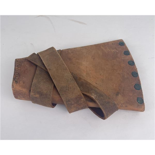 WW1 Leather Engineer Pioneer Scout Axe Cover