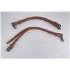 Image 4 : WW2 Leather Straps M1 Carbine Leather Scabbard