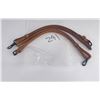 Image 7 : WW2 Leather Straps M1 Carbine Leather Scabbard