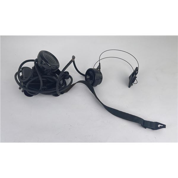 WW2 Microphone and Radio Headset