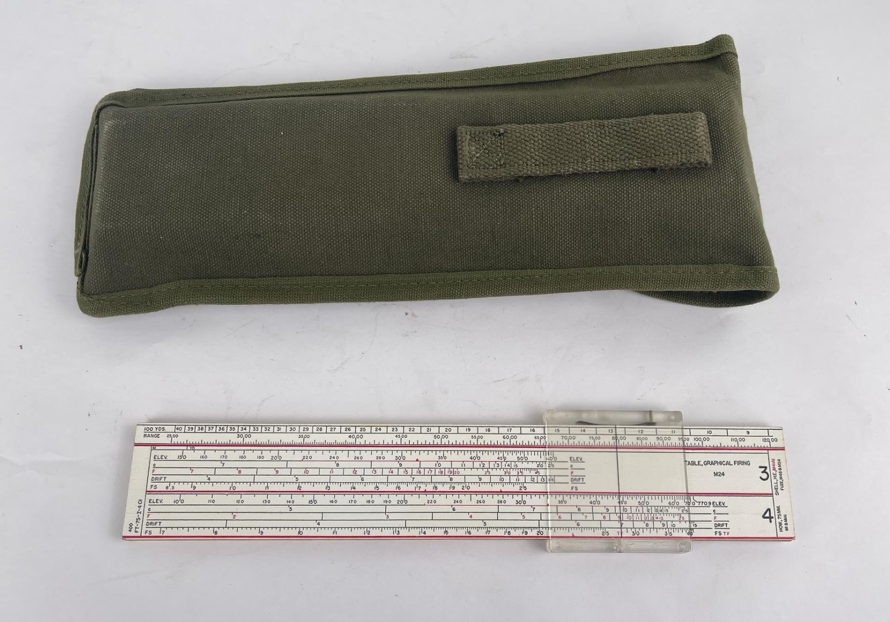 WW2 Artillery Slide Rule