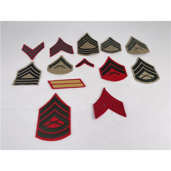 WW2 Assorted Marine Corps Chevrons