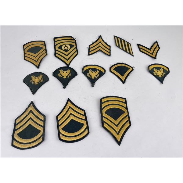 Lot of Vietnam War US Army Chevrons
