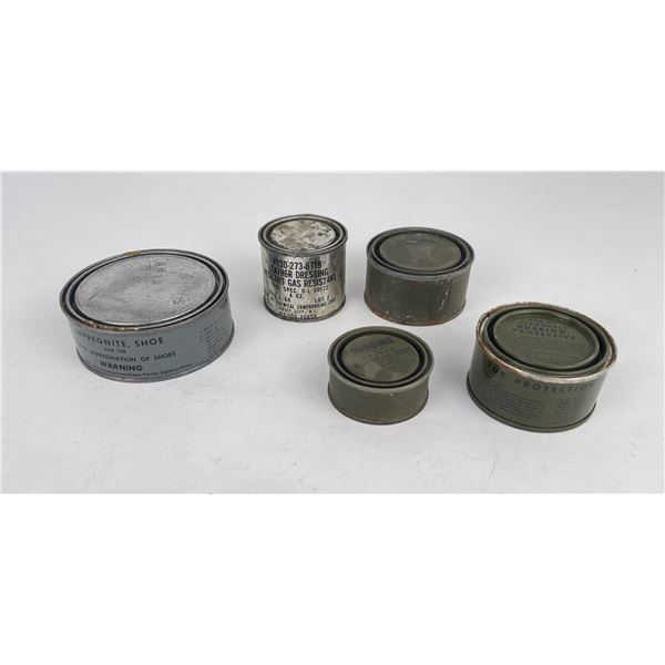 WW2 Assorted Army Dubbing Boot Grease