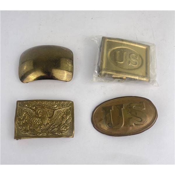 Lot US Army Belt Buckles